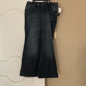 NWT Lane Bryant Venezia size 2 average wide leg jeans